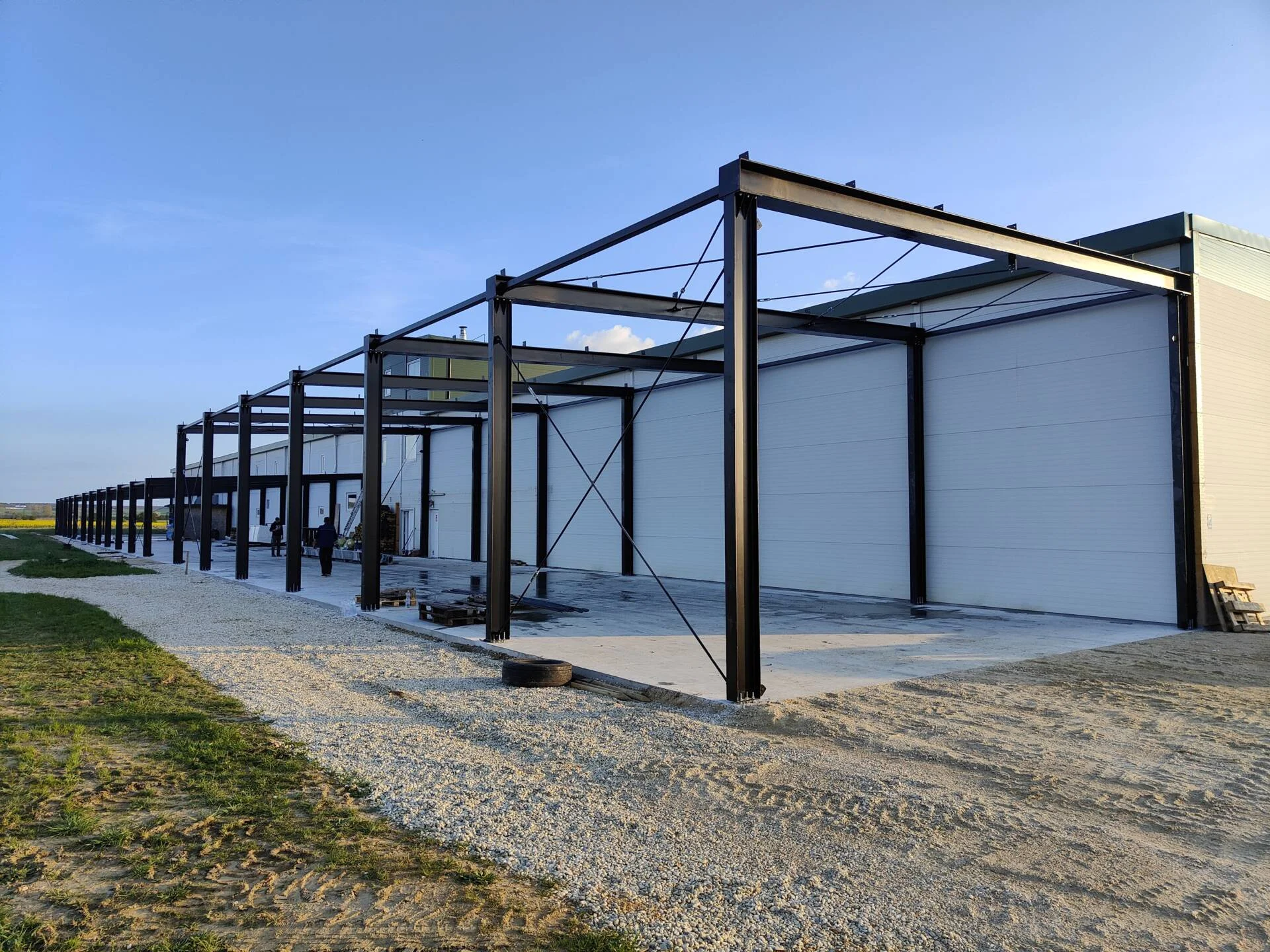 Steel extension structure fabricated by Faro Metal